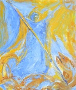 Petit archange Saint Michel (46×38)