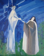Apparition du Christ à Thérèse d'Avila (81×65)