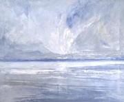 Horizon lumière dans la tempête (61x50)