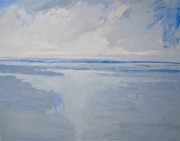 Horizon aux eaux miroir (92x73)