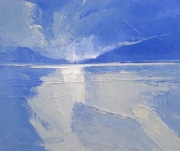 Horizon bleu à la clarté blanche (61x50)