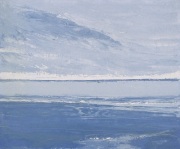 Horizon bleu et bleu gris (61x50)