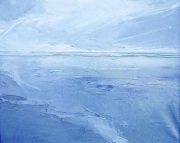 Horizon bleu et tournant (92x73)