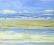 Horizon sable jaune (61x50)