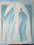 Apparition à Marie de Magdala n°1 « Ne me retiens pas » Jean 20,17 (81×65)