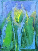 Coeur jaune et vert (81×65)